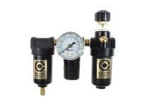 Coilhose MFRL1-GM 1/8" Miniature FRL Trio w/ Gauge Metal Bowl