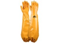 MCR MG9796S Predaflex Shoulder Length Sandy Finish Yellow Abrasion 5 | Durable Industrial Gloves