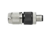 Hubbell Wiring MIMS14IDCL MCQK MALE STR INL PLG MET 4P IDC .22-.3