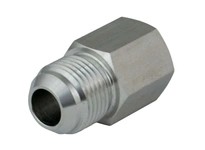 Mako MJIC-2405-08-04N Male to Female NPT Adapter 1/2" M JIC (3/4"-16) X 1/4" F NPT Straight - 316 Stainless