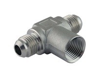 Mako MJIC-2602-08-08-08N Male to Female NPT Branch Tee 1/2" M JIC X 1/2" M JIC X 1/2" F NPT Branch Tee (3/4"-16 X 3/4"-16 X 1/2"