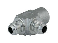 Mako MJIC-2606-04-04N-04 Male to Female NPT Run Tee 1/4" M JIC X 1/4" F NPT X 1/4" M JIC Run Tee (JIC - 7/16"-20 X 1/4") - 316 S