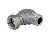 Mako MJIC-6501-04-04N Female Swivel to Male NPT Elbow 1/4" F JIC X 1/4" M NPT - Swivel - 90° Elbow (7/16"-20) - 316 Stainless