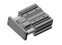 SMC MLGPM40-50Z-B-M9BWSDPC Guide Cylinder with Fine Lock | Industrial Supplies