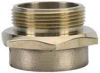 DIXON MOC250NYC-P 2-1/2" FNPT X 2-1/2" MNYC MALE OUTLET HEX POL/BRASS