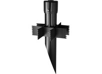 RAB MP19B MIGHTY POST 19 3 DIAMETER BLACK