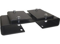 Coxreels MR-1 Mounting Bracket fits 3'' to 8 1/2'' flange on ''I'' or ''H'' beam. Powder coated crinkle black 3/16'' bent steel