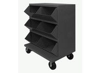 Durham MSB6-2036-95 Mobile Storage Bin 6 CPT 20x36 | YarinInd