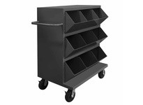 Durham MSB9-2036-95 MOBILE STORAGE BIN9 CPT 20X36X45 1/2 6PH RS SB 95