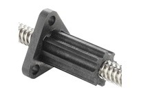 Thomson Linear MTS3708 Lead Nut Only, MTS Style, Flange Mount, 0.375 in X 0.125 in, Non-Preloaded, RH, Acetal, 60 lbf Design Loa