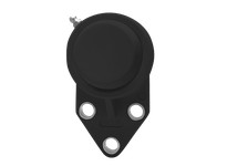 AMI MUCFBL207-23RFCEB 1-7/16 Stainless Set Screw RF Black Flange Closed Cover Single Row Ball Bearing