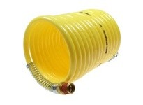 Coilhose N14-50B Nylon Coil 1/4" ID x 50' 1/4" MPT Swivel | Durable & Flexible