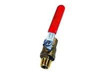 Guardair N651 1/2 Inch NPT Ball Valve Brass For Compressed Air Shut - Off
