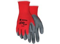 MCR N9680XXL Ninja Flex 15 Gauge Red 100% Nylon Shell Gray Latex Dip Palm & Fingertips