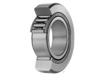 IKO Bearing NAST25R Roller Follower, Metric, 25 mm Inside Diameter, Separable Type, Caged, High Carbon Chrome Steel, Open, Crown