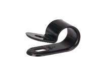 NSI NC-125-0 .125 X 3/8 NYLON CABLE CLAMP - BLACK | YarinInd