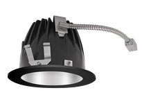 RAB NDLED6RD-50YN-M-B LED Trim MOD6" RND 50DEG 35K 80CRI Matte Cone Black Ring