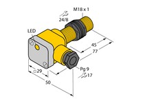 TURCK NI10-P18SK-AP6X2 Plastic Barrel With Terminal Chamber | YarinInd