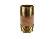 Coilhose NL0802-DL Brass Long Nipple 1/2" MPT x 2" | YarinInd