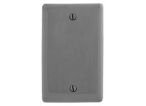 Hubbell Wiring NP13GY WALLPLATE 1-G BOX MT BLANK GY | Durable & Reliable