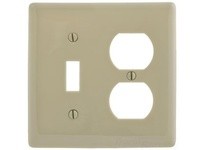 Hubbell Wiring NP18INA WALLPLATE 2-G 1) DUP 1) TOG IVORY