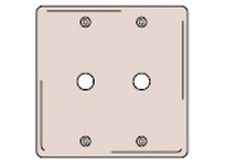 Hubbell Wiring NP21GY WALLPLATE 2-G 2) .406 OPNG GY | High-Quality Wallplate