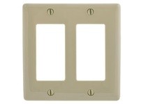 Hubbell Wiring NP262INA WALLPLATE 2-G 2) RECT IVORY
