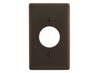 Hubbell Wiring NP7 WALLPLATE 1-G 1.40 OPNG BR