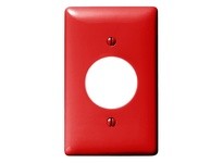 Hubbell Wiring NP720R WALLPLATE 1-G 1.60 OPNG RD | YarinInd