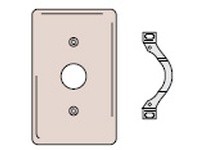 Hubbell Wiring NP730I WALLPLATE 1-G .625 OPNG STRP MT IV