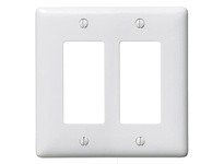 Hubbell Wiring NPJ262WNA WLPLT M-SIZE 2-G 2) RECT WHITE | Industrial Supplies