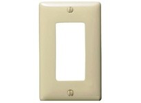 Hubbell Wiring NPJ26INA WLPLT M-SIZE 1-G 1) RECT IVORY | Industrial Supplies