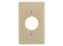 Hubbell Wiring NPJ7INA WLPLT M-SIZE 1-G 1.40" OPNG IVORY | Industrial Supplies