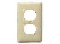 Hubbell Wiring NPJ8INA WLPLT M-SIZE 1-G 1) DUP IVORY