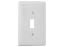 Hubbell Wiring NPJJ1W WALLPLT JUMBO 1G TOGGLE WH | High-Quality Industrial Supplies