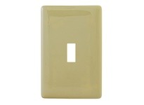 Hubbell Wiring NPS1I WALLPLATE 1G TOG SNAP-ON IVORY