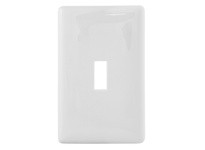 Hubbell Wiring NPS1W WALLPLATE 1G TOG SNAP-ON WHITE | YarinInd