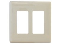 Hubbell Wiring NPS262LA WALLPLATE 2G DEC SNAP-ON LT ALM | Quality Supplies