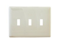 Hubbell Wiring NPS3LA WALLPLATE 3G TOG SNAP-ON LT ALM | High-Quality Industrial Supplies