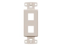 Hubbell Wiring NS612LA Plate Decorator Keystone Frame 2-Port LA | Industrial Supplies