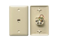 Hubbell Wiring NS730I PLATE 1GANG W/JK 6POS 4CON S | YarinInd