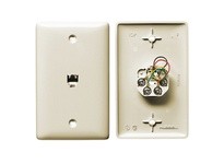 Hubbell Wiring NS730LA PLATE 1GANG W/JK 6POS 4CON | YarinInd