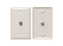 Hubbell Wiring NS750LA PLATE 1GANG W/F-CONNECTOR LA | Industrial Supplies