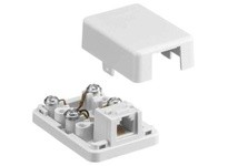 Hubbell Wiring NS760W HOUSING SURF W/JK 6POS 4CON | YarinInd