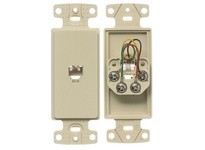 Hubbell Wiring NS770I PLATE FRAME W/JK 6POS 4CON S | YarinInd