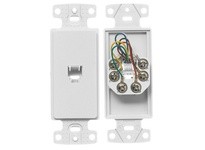 Hubbell Wiring NS771W PLATE FRAME W/JK 6POS 6CON S | YarinInd