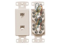 Hubbell Wiring NS772LA PLATE FRAMEW/2JKS6POS6CONS/TERMLA | Industrial Supplies