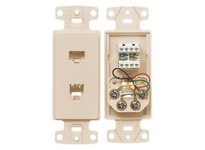 Hubbell Wiring NS784LA PLATE FRAME W/CAT5E/JK 6POS | YarinInd