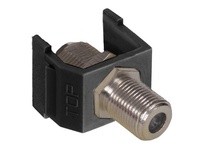 Hubbell Wiring NSF70BK SNAP-FIT F-CONN NICKEL NETSELECT BK