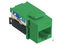 Hubbell Wiring NSJ5EGN JACK NSJ CAT5E 8 POS UNI A/B GN | High-Quality Networking Solutions